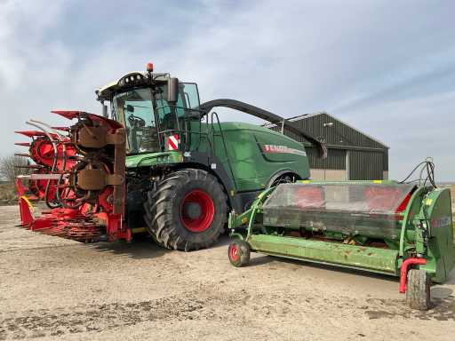 2012 Fendt Katana 65 Sieczkarnia samojezdna z dziobem kukurydzianym i zbieraczem trawy