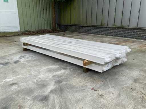 Grenen Opdek Kozijn 231,5x9x5,6 cm (11x)