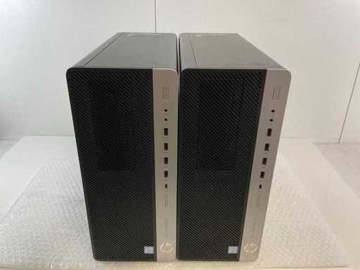 HP EliteDesk 800 G3 TWR, Core(TM) i7 7th Gen, 8 GB RAM (2x4GB), 512 GB NVMe Desktops (2x)