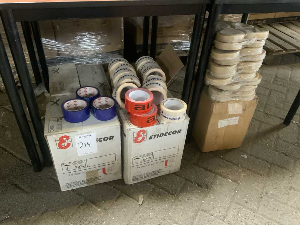 Batch of tape and adhesive tape
