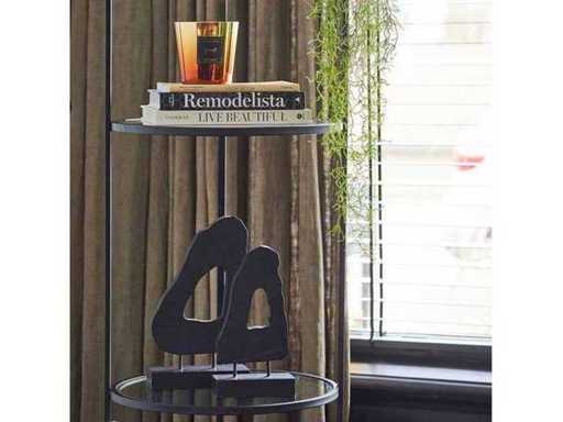 Riverdale Ornament Sonny 28cm zwart (4x)