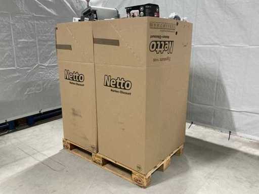 Marchandises de retour en palettes