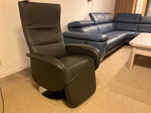 Skórzany fotel relaksacyjny Jan Style