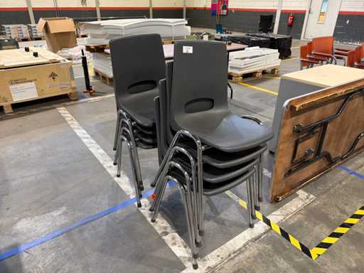 Chaise de cantine (8x)