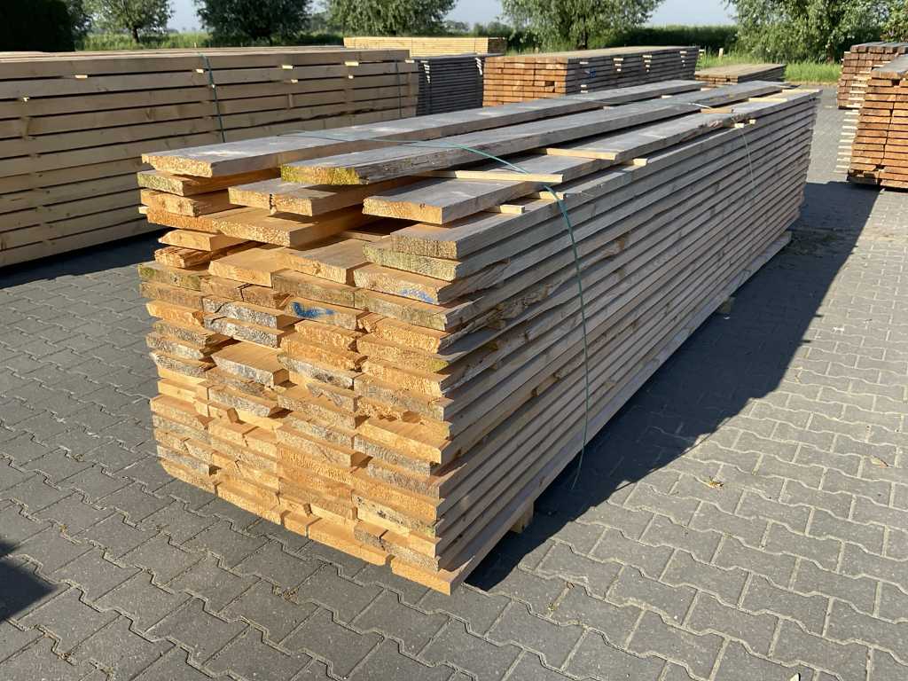 Fichtengerüst Holzbohlen 500x25x3,5cm (68x)