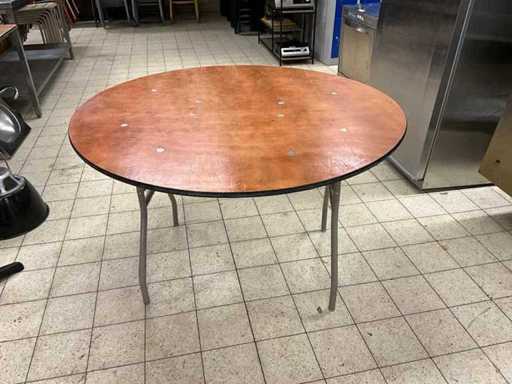 Tavolo pieghevole rotondo Zederkof