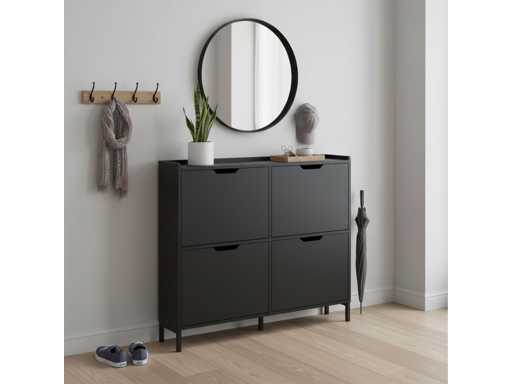 Smalle chaussier met 4 lades