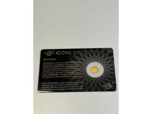 .9999 Fine Gold 1/200 Ounce – "Ballerina" Ikony Świata – limitowane 20 000