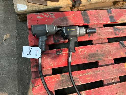 Pneumatische slagmoersleutel (2x)