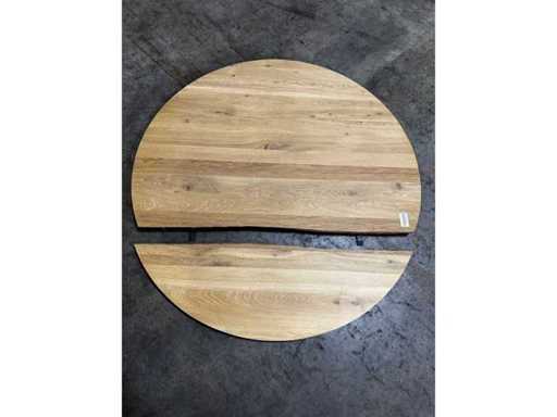 Blat z dębu okrągłego 120 cm.
