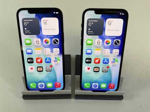 Apple iPhone 12 - 64GB - Negru (2x)