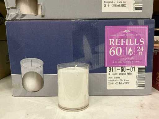 Partia oryginalnych wkładów Q-Lights, 51x64mm (120x)