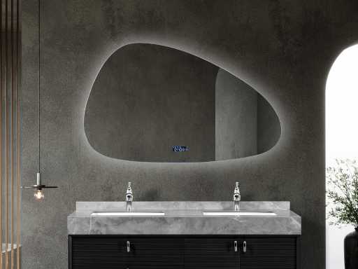 Mawialux design led miroir organique (différentes tailles)