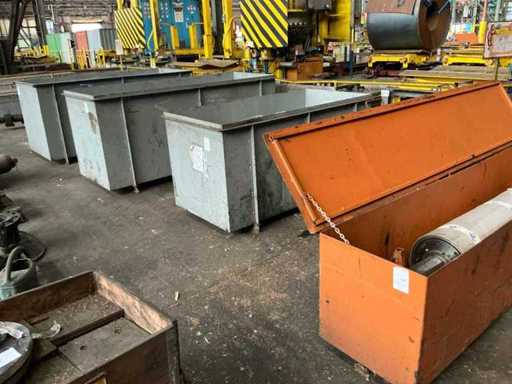 Zware stalen onderdelen (6x)