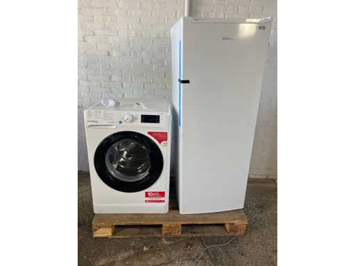 Privileg PWFV X 953 AA Wasmachine 9 kg | Bomann GS 7340 Vriezer