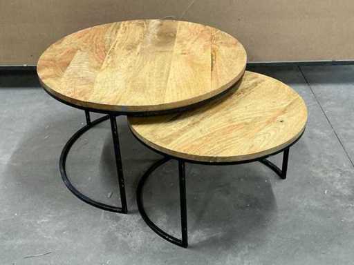 2-delige set Salontafels