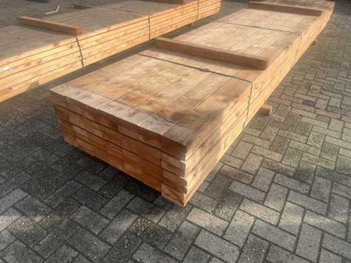 Drewniane deski 5000x150mm, 49 elementów, 245m1, nowe nieużywane