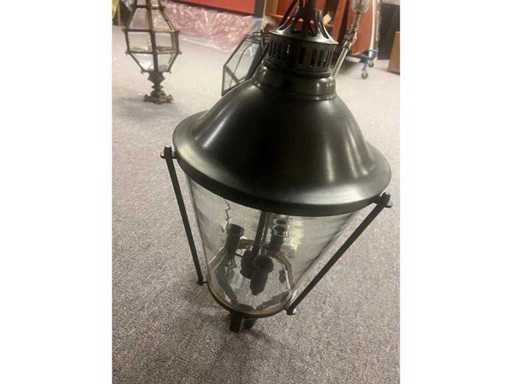 EICHHOLTZ Lampe pendante d’extérieur originale en bronze, environ 40 cm de large et 80 cm de haut 