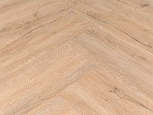 100 m2 PVC SPC click herringbone with XPS underlay - 600 x 150 x 4+1 mm