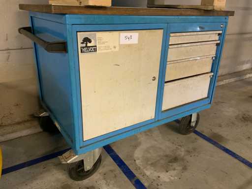 Chariot à outils rempli Eurokraft