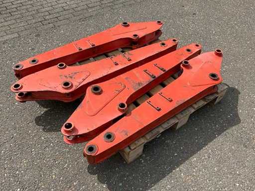 4x Kubota Spoon avec poignée adaptée à Kubota KX41