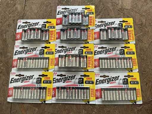 Energizer AAA-LR03 + AAA-LR6 Alkaline Batterij (120x)