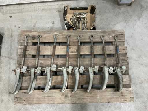 Dubbellucht klem (8x)