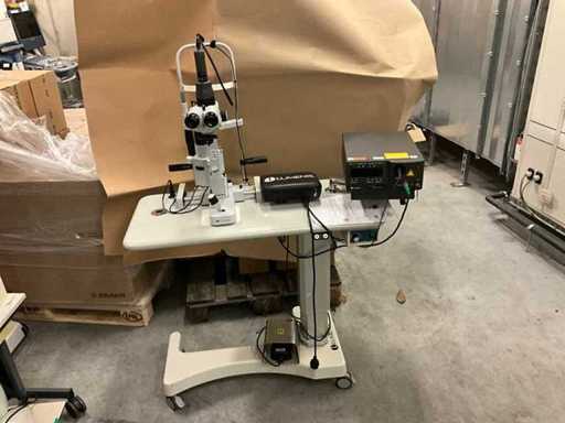 Microscope oculaire intégré Lumenis + spectre novus laser