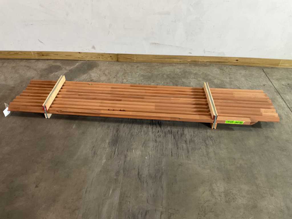 Pervaz din lemn de esență tare 295x6,5x3 cm (9x)
