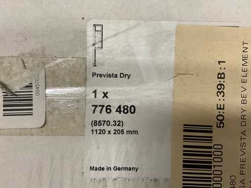 Suchy element montażowy Viega Prevista (2x)