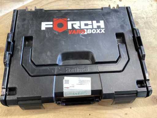 Tornillos de cabeza de pan en FÖRCH VaroBoxx idénticos a los de Sortimo L-Boxx
