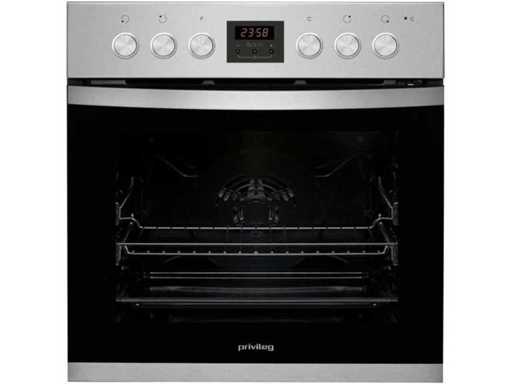 Privileg PHVK3 OH8V IN Inbouwoven Multifunctioneel – 8 functies, 65 l, RVS