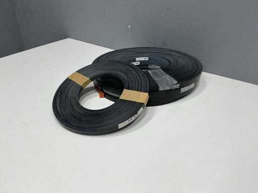 Mac Lean - ML177/M93 - Noir mat - Bandes de contour - 675 m - 1,3x23 mm