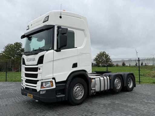 Scania - 2018 - R450 - RETARDER - TWO TANKS - STEERED FORERUNNER - TOP - Truck