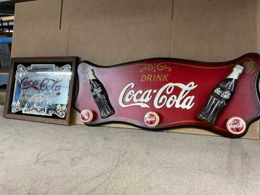Oglindă/Cuier pentru haine Coca-Cola