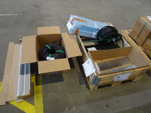 Lote de material de instalación