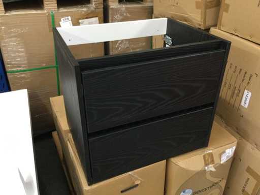 Dulap de baz? 60x46x52 cm 2 sertare decor f?r? mânere.