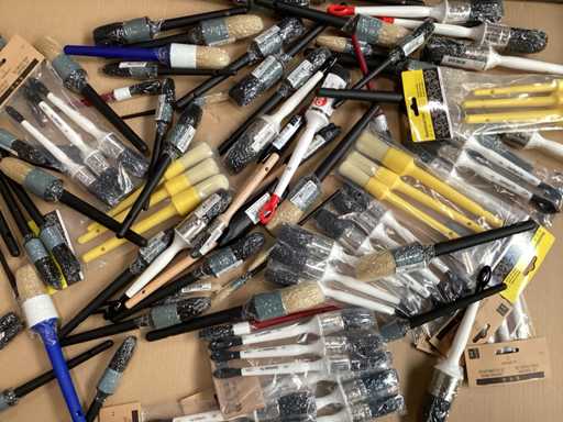 Mixkavel diverse ronde kwasten (99x)