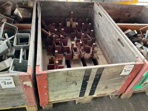 Accessoires pour l’industrie du béton sur palettes