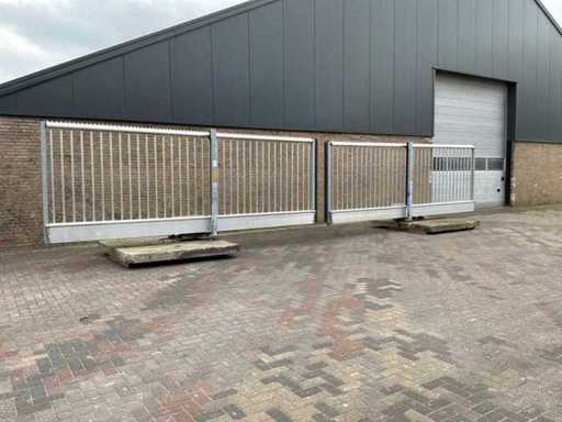 2021 HW Fertigung von Aluminium-Schiebetor