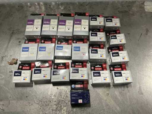 Différentes cartouches d’encre Activejet (21x)