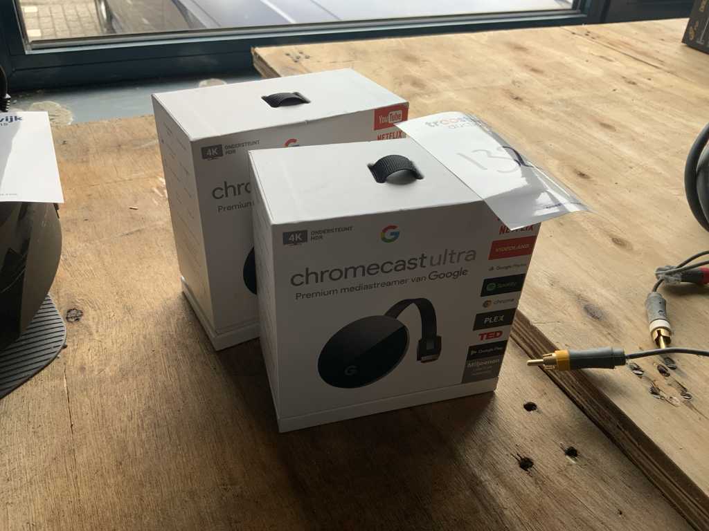 Chromecast Google Ultra (2x)