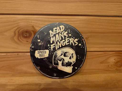 Metal advertising sign round 20cm