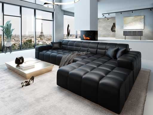 Rechtshoekbank - Black Pu