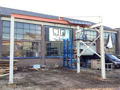 Staalconstructie Hijsinrichting mennekes 610 x 315 x 400 cm 