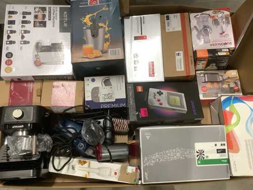 Marchandises de retour de palettes