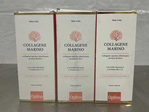 Optima Naturals Hydrolyzed Sea Collagen - 500ML (9x)