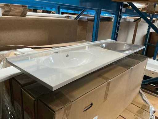 Vascques blanc Sink (140 cm) (24x)