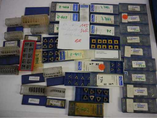 Komet - Assortiment d’inserts indexables (250x)