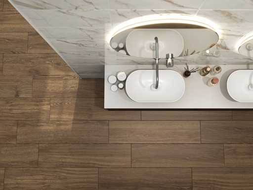 Carrelage de sol 216m2 Bois Alan Noyer 30x120cm